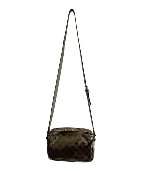 GUCCI（グッチ）GUCCI (グッチ) GGインプリメ　ショルダーバッグ ブラウンの古着・服飾アイテム