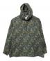 beautiful people（ビューティフルピープル）の古着「cacao print sweat structural parka」｜グレー×イエロー