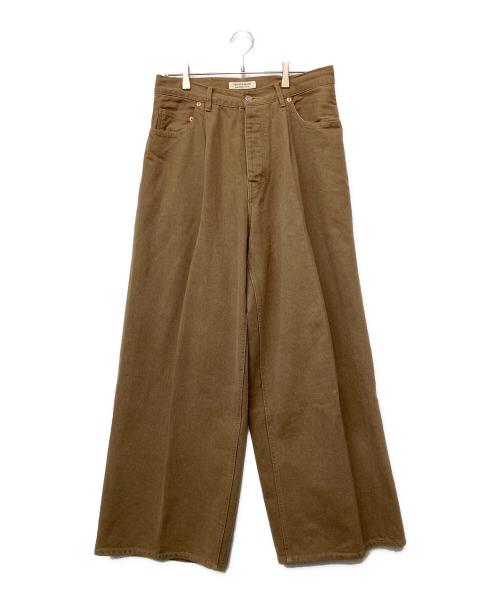 beautiful people（ビューティフルピープル）beautiful people (ビューティフルピープル) organic FOXbrown denim trousers fit ブラウン サイズ:W38の古着・服飾アイテム