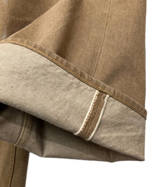 beautiful people（ビューティフルピープル）beautiful people (ビューティフルピープル) organic FOXbrown denim trousers fit ブラウン サイズ:W38の古着・服飾アイテム