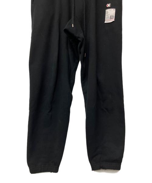 Maison MIHARA YASUHIRO（メゾン ミハラ ヤスヒロ）Maison MIHARA YASUHIRO (メゾン ミハラ ヤスヒロ) ディストレスト スウェットパンツ ブラック サイズ:46の古着・服飾アイテム