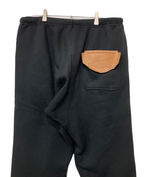 Maison MIHARA YASUHIRO（メゾン ミハラ ヤスヒロ）Maison MIHARA YASUHIRO (メゾン ミハラ ヤスヒロ) ディストレスト スウェットパンツ ブラック サイズ:46の古着・服飾アイテム