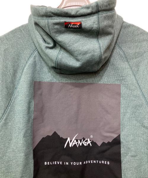 NANGA（ナンガ）NANGA (ナンガ) Grand PARK (グランド パーク) プルオーバーパーカー グリーン サイズ:Mの古着・服飾アイテム