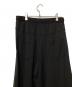 中古・古着 ayane (アヤネ) 後スリットワイドパンツ ブラック サイズ:38：5000円