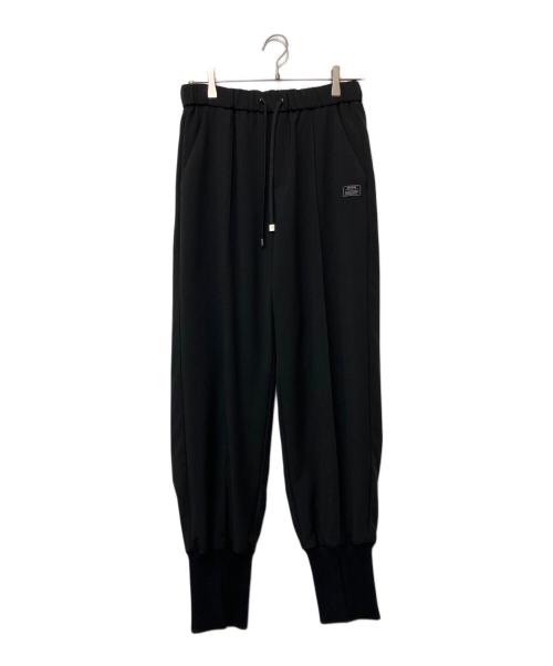 Ayane（アヤネ）ayane (アヤネ) ポリトロジョガーパンツ ブラック サイズ:38の古着・服飾アイテム