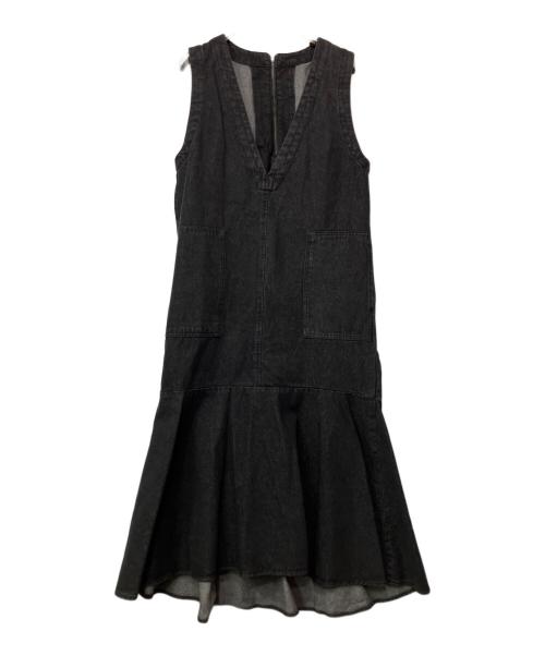 hwyl（ヒュイル）hwyl (ヒュイル) ジャンパースカート ブラック サイズ:2の古着・服飾アイテム