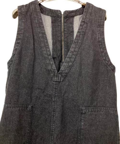 hwyl（ヒュイル）hwyl (ヒュイル) ジャンパースカート ブラック サイズ:2の古着・服飾アイテム