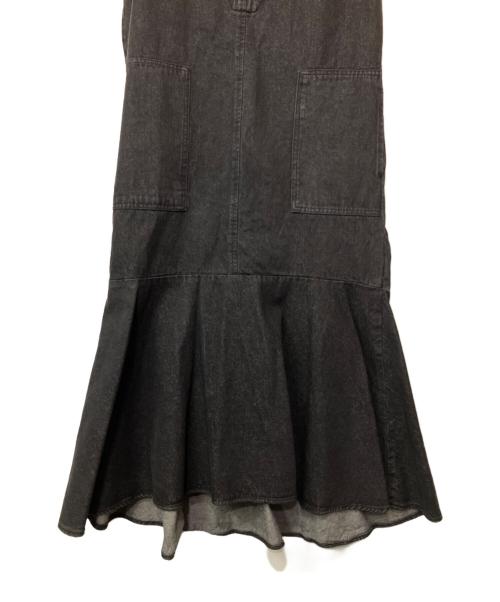 hwyl（ヒュイル）hwyl (ヒュイル) ジャンパースカート ブラック サイズ:2の古着・服飾アイテム