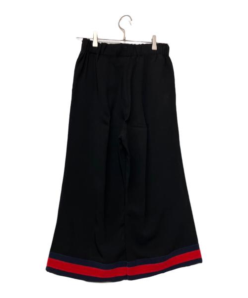 GUCCI（グッチ）GUCCI (グッチ) クロップドワイドパンツ ブラック サイズ:Sの古着・服飾アイテム