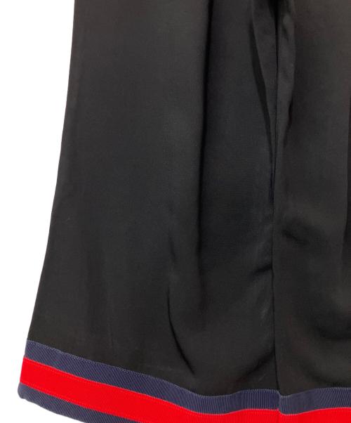 GUCCI（グッチ）GUCCI (グッチ) クロップドワイドパンツ ブラック サイズ:Sの古着・服飾アイテム