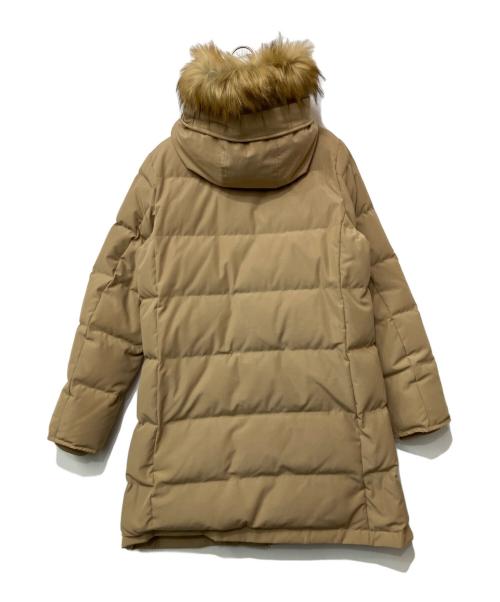 GEVACO（ゲバコ）GEVACO (ゲバコ) タッサーロングダウンジャケット ベージュ サイズ:38の古着・服飾アイテム