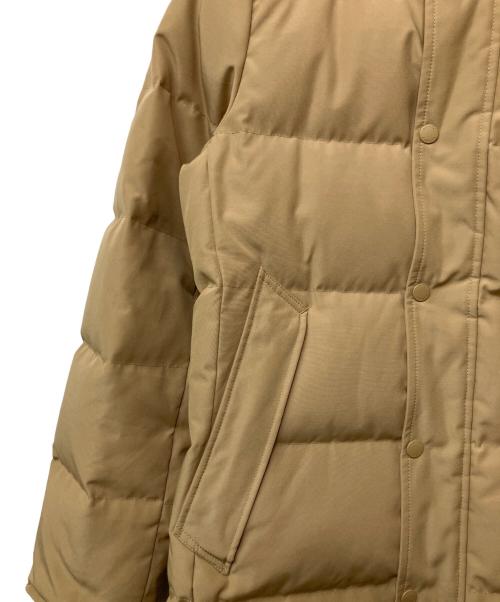 GEVACO（ゲバコ）GEVACO (ゲバコ) タッサーロングダウンジャケット ベージュ サイズ:38の古着・服飾アイテム