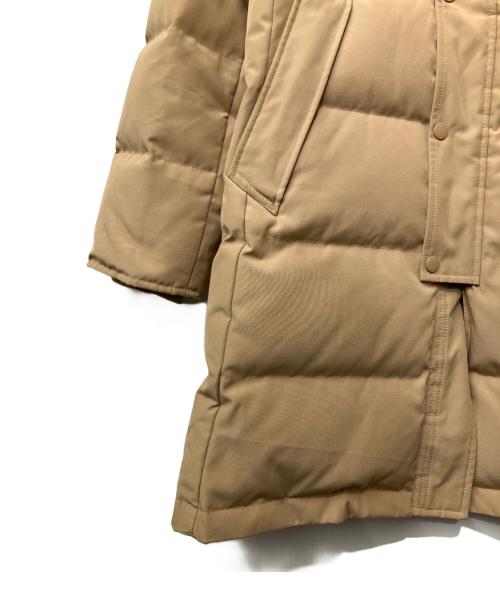 GEVACO（ゲバコ）GEVACO (ゲバコ) タッサーロングダウンジャケット ベージュ サイズ:38の古着・服飾アイテム