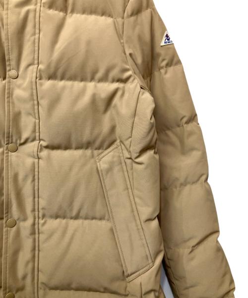 GEVACO（ゲバコ）GEVACO (ゲバコ) タッサーロングダウンジャケット ベージュ サイズ:38の古着・服飾アイテム