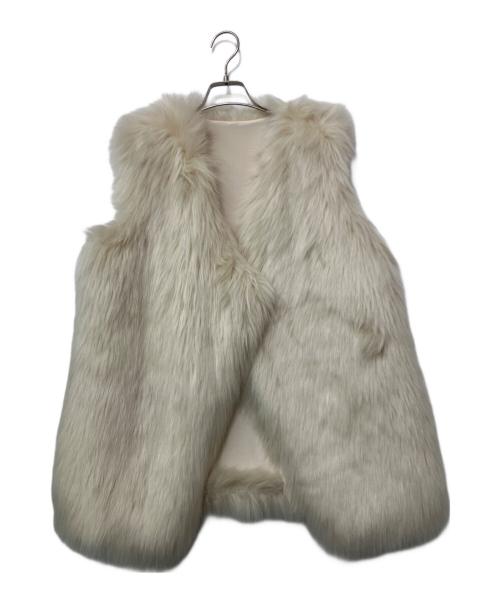 BIRTHDAY BASH（バースデーバッシュ）BIRTHDAY BASH (バースデーバッシュ) ファーベスト ホワイト サイズ:不明の古着・服飾アイテム