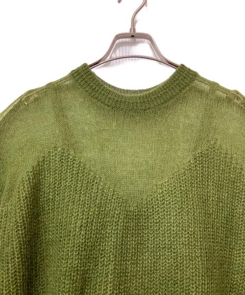 Ameri（アメリ）AMERI (アメリ) 薄手ニット グリーン サイズ:FREEの古着・服飾アイテム