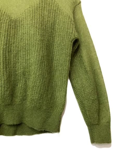 Ameri（アメリ）AMERI (アメリ) 薄手ニット グリーン サイズ:FREEの古着・服飾アイテム