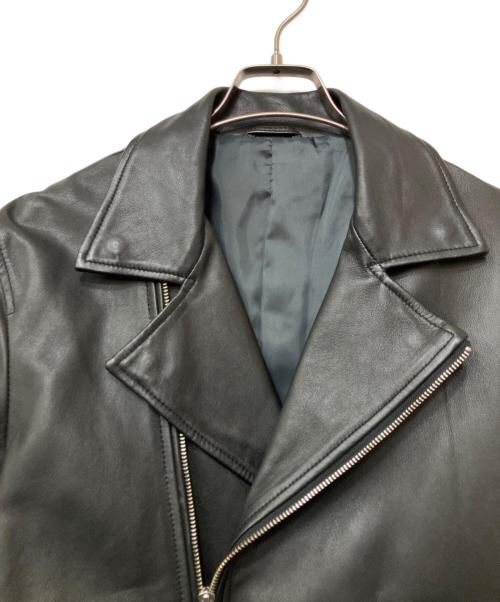 INHERIT（インヘリット）INHERIT (インヘリット) レザージャケット ブラック サイズ:Lの古着・服飾アイテム