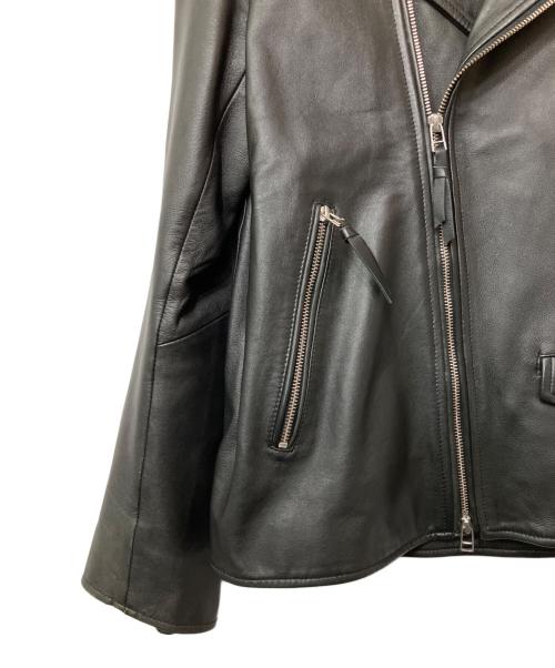 INHERIT（インヘリット）INHERIT (インヘリット) レザージャケット ブラック サイズ:Lの古着・服飾アイテム
