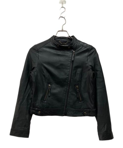 To b. by agnes b.（トゥービー バイ アニエスベー）To b. by agnes b. (トゥービー バイ アニエスベー) ライダースジャケット ブラック サイズ:Tuの古着・服飾アイテム