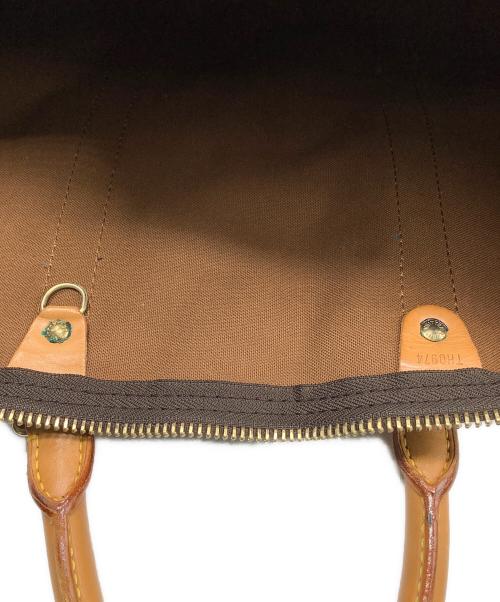 LOUIS VUITTON（ルイ ヴィトン）LOUIS VUITTON (ルイ ヴィトン) キーポル・バンドリエール55　ボストンバッグ ブラウンの古着・服飾アイテム