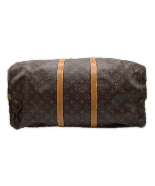 LOUIS VUITTON（ルイ ヴィトン）LOUIS VUITTON (ルイ ヴィトン) キーポル・バンドリエール55　ボストンバッグ ブラウンの古着・服飾アイテム