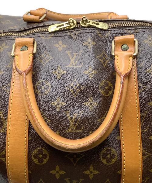 LOUIS VUITTON（ルイ ヴィトン）LOUIS VUITTON (ルイ ヴィトン) キーポル・バンドリエール55　ボストンバッグ ブラウンの古着・服飾アイテム