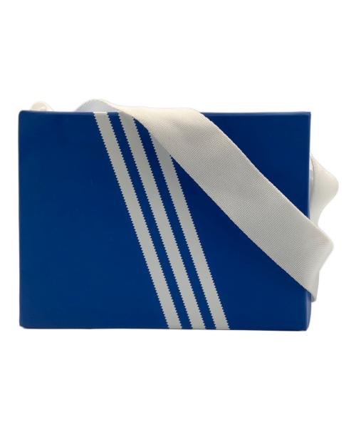 adidas（アディダス）adidas (アディダス) KSENIA SCHNAIDER (クセニア シュナイダー) シューズボックスバッグ ブルー×ホワイトの古着・服飾アイテム