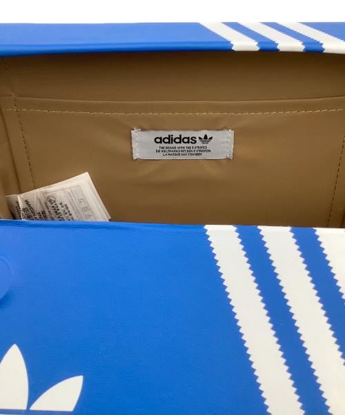 adidas（アディダス）adidas (アディダス) KSENIA SCHNAIDER (クセニア シュナイダー) シューズボックスバッグ ブルー×ホワイトの古着・服飾アイテム