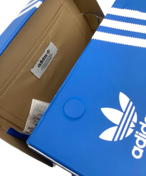 adidas（アディダス）adidas (アディダス) KSENIA SCHNAIDER (クセニア シュナイダー) シューズボックスバッグ ブルー×ホワイトの古着・服飾アイテム