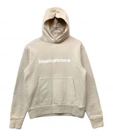 adidas×Humanrece（アディダス）の古着「プルオーバーパーカー」｜ベージュ