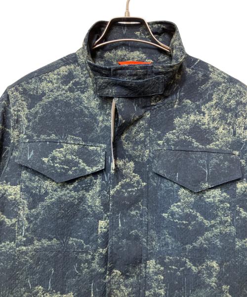 G-Stage（ジーステージ）G-Stage (ジーステージ) ジップアップジャケット ネイビー×グリーン サイズ:Lの古着・服飾アイテム