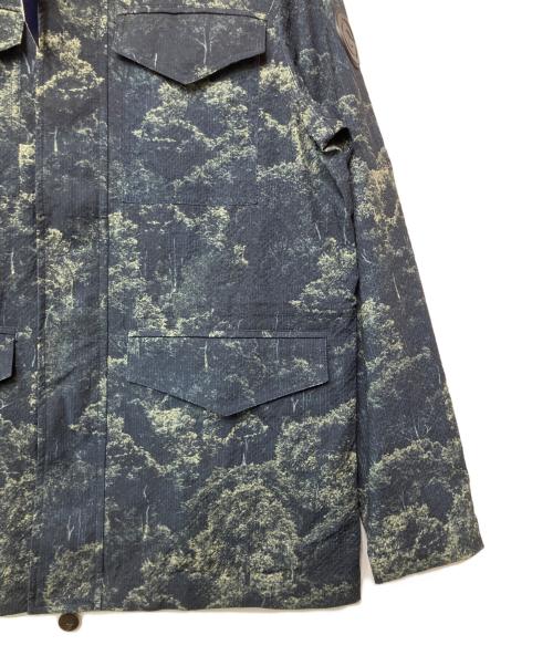 G-Stage（ジーステージ）G-Stage (ジーステージ) ジップアップジャケット ネイビー×グリーン サイズ:Lの古着・服飾アイテム