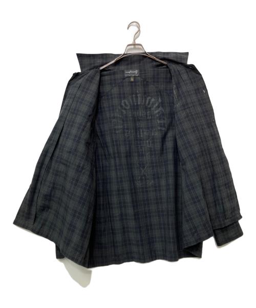 RealMinority（リアルマイノリティ）RealMinority (リアルマイノリティ) 長袖シャツ ネイビー×グリーン サイズ:XLの古着・服飾アイテム