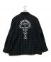 RealMinority (リアルマイノリティ) 長袖シャツ ネイビー×グリーン サイズ:XL：5000円