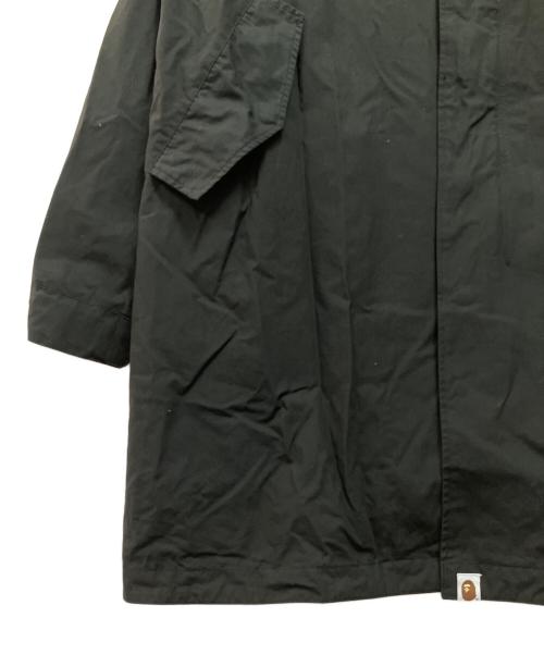 A BATHING APE（ア ベイシング エイプ）A BATHING APE (ア ベイシング エイプ) モッズコート ブラック サイズ:Mの古着・服飾アイテム
