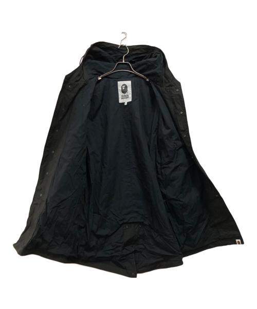 A BATHING APE（ア ベイシング エイプ）A BATHING APE (ア ベイシング エイプ) モッズコート ブラック サイズ:Mの古着・服飾アイテム