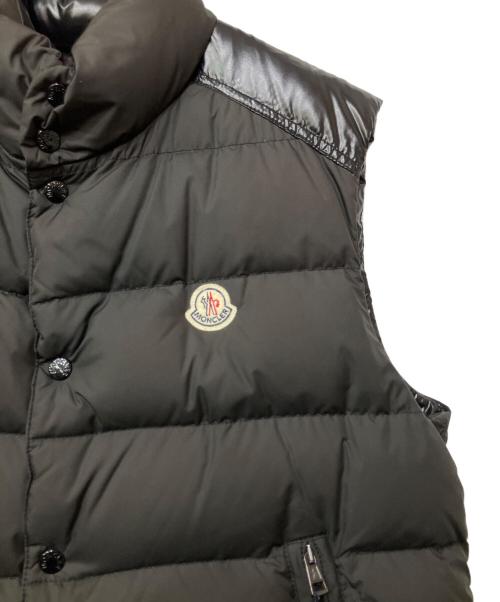 MONCLER（モンクレール）MONCLER (モンクレール) ダウンベスト ブラック サイズ:4の古着・服飾アイテム