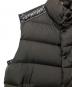中古・古着 MONCLER (モンクレール) ダウンベスト ブラック サイズ:4：35000円