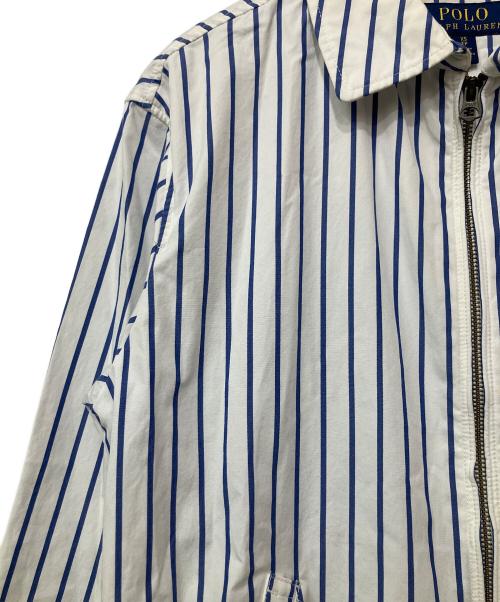 POLO RALPH LAUREN（ポロ・ラルフローレン）POLO RALPH LAUREN (ポロ・ラルフローレン) スイングトップ ホワイト×ブルー サイズ:XSの古着・服飾アイテム