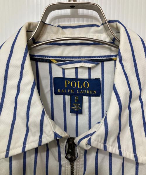POLO RALPH LAUREN（ポロ・ラルフローレン）POLO RALPH LAUREN (ポロ・ラルフローレン) スイングトップ ホワイト×ブルー サイズ:XSの古着・服飾アイテム
