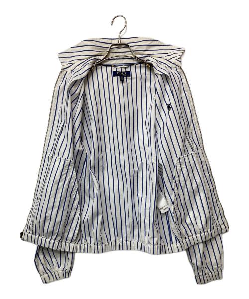 POLO RALPH LAUREN（ポロ・ラルフローレン）POLO RALPH LAUREN (ポロ・ラルフローレン) スイングトップ ホワイト×ブルー サイズ:XSの古着・服飾アイテム