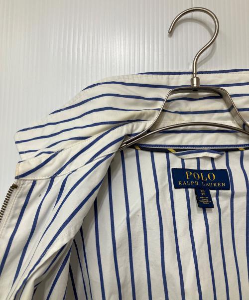 POLO RALPH LAUREN（ポロ・ラルフローレン）POLO RALPH LAUREN (ポロ・ラルフローレン) スイングトップ ホワイト×ブルー サイズ:XSの古着・服飾アイテム