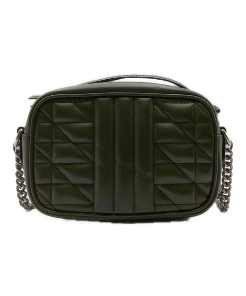 GUCCI（グッチ）GUCCI (グッチ) GGマーモント　ショルダーバッグ グリーンの古着・服飾アイテム