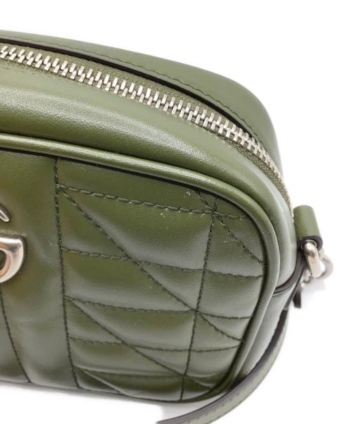 GUCCI（グッチ）GUCCI (グッチ) GGマーモント　ショルダーバッグ グリーンの古着・服飾アイテム