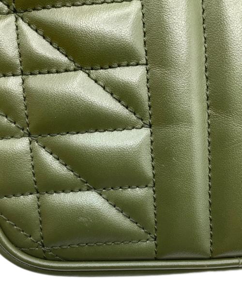 GUCCI（グッチ）GUCCI (グッチ) GGマーモント　ショルダーバッグ グリーンの古着・服飾アイテム