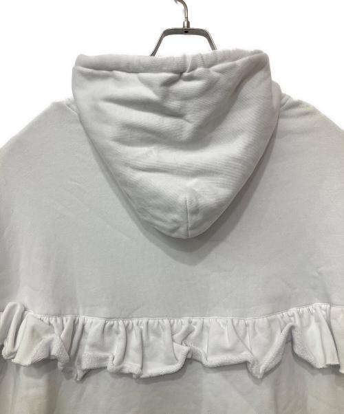 ililil（イルイルイル）ililil (イルイルイル) プルオーバーパーカー ホワイト×ブルー サイズ:不明の古着・服飾アイテム