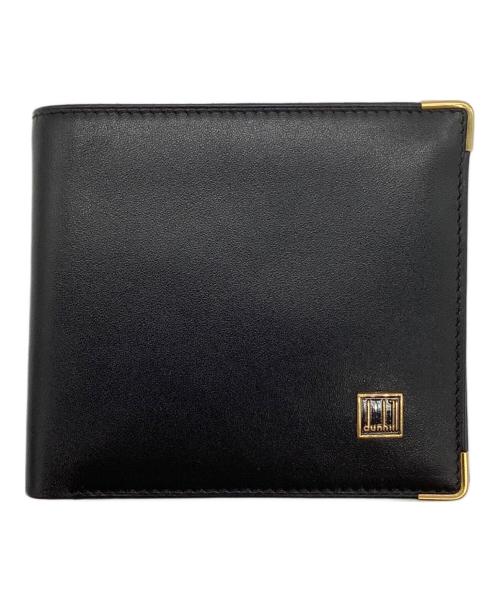 dunhill（ダンヒル）dunhill (ダンヒル) 2つ折り財布 ブラックの古着・服飾アイテム