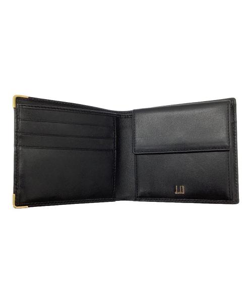 dunhill（ダンヒル）dunhill (ダンヒル) 2つ折り財布 ブラックの古着・服飾アイテム