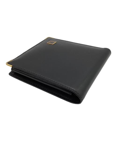 dunhill（ダンヒル）dunhill (ダンヒル) 2つ折り財布 ブラックの古着・服飾アイテム